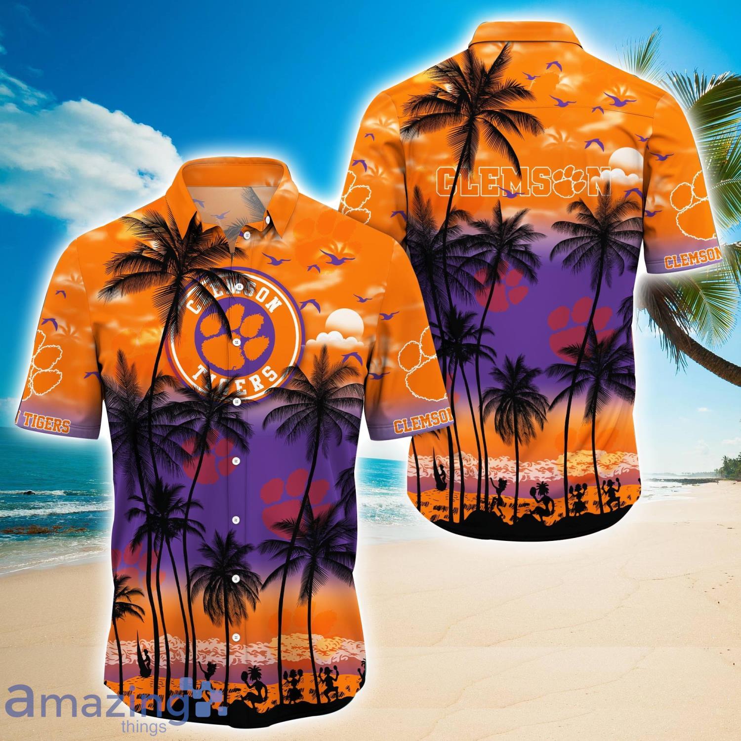 Clemson Tigers 2023 Trending Aloha Hawaiian Shirt Summer Gift For Beach Lover Product Photo 1