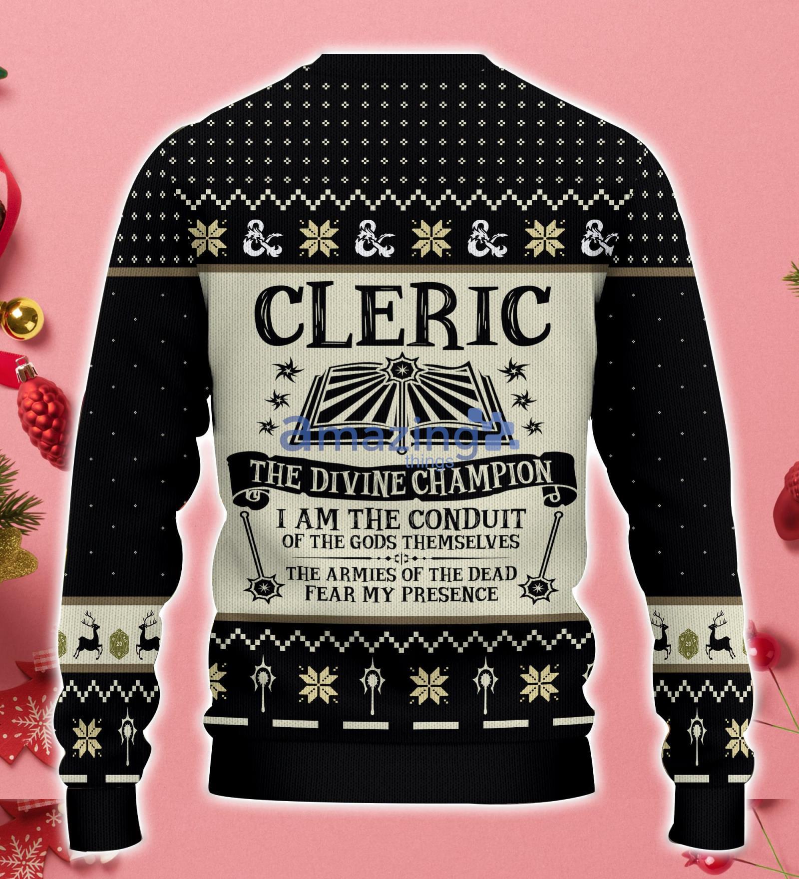 Divine christmas sweater sale