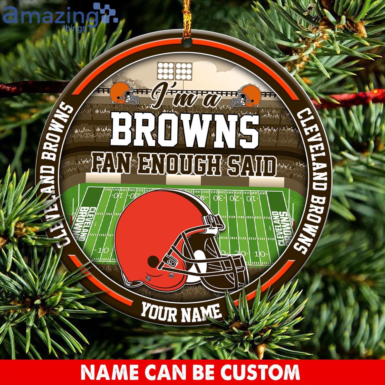 NFL Cleveland Browns Personalized Ornaments