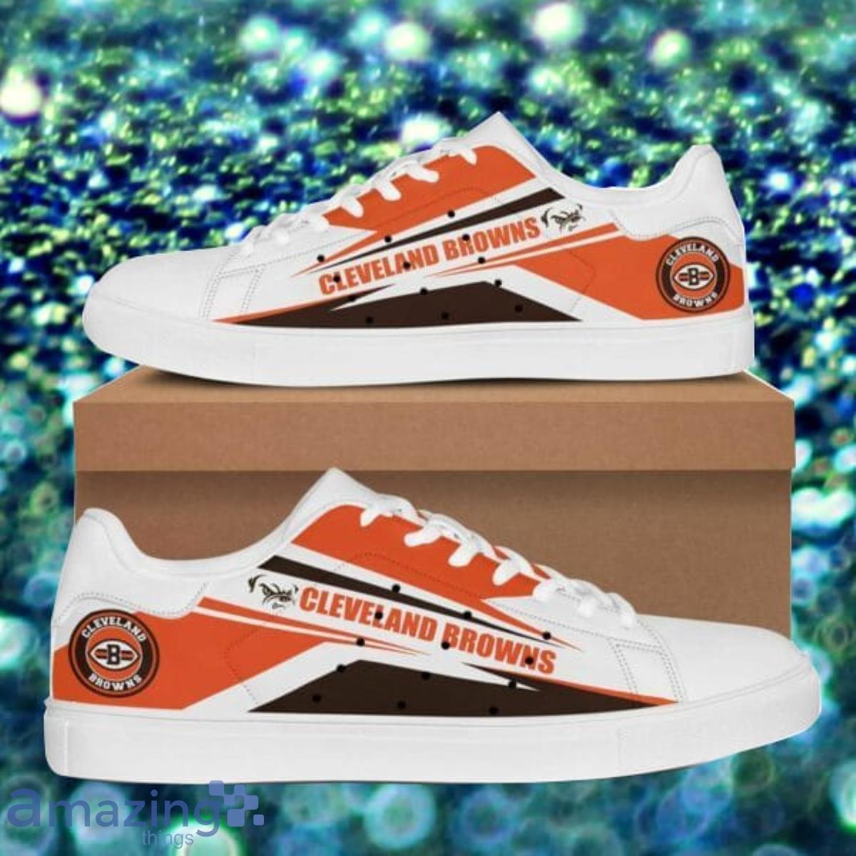 Cleveland Browns NFL Low Top Skate Shoes Best Gift Men Women