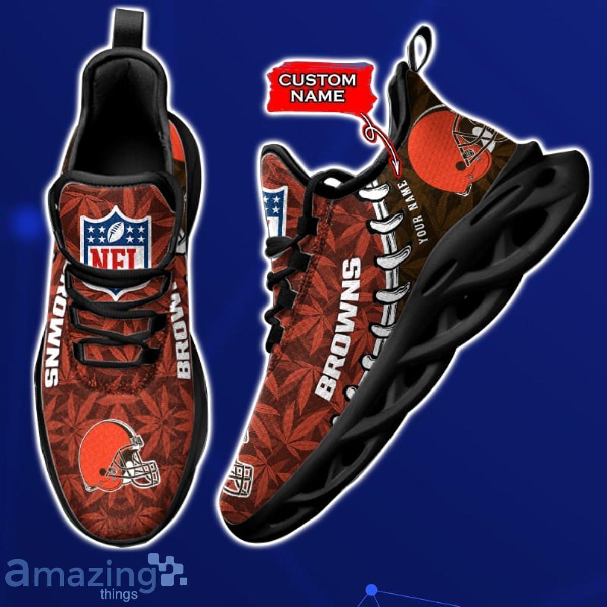 Cleveland Browns Personalized Max Soul Shoes Special Gift For Men And Women Fans image Cleveland Browns Personalized Max Soul Shoes Special Gift For Men And Women Fans Product Photo 2