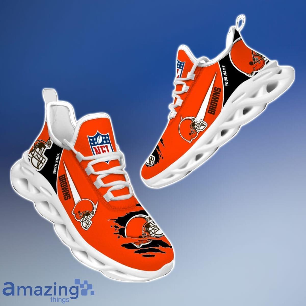 Cleveland Browns Personalized NFL Max Soul Shoes Style Gift Fans