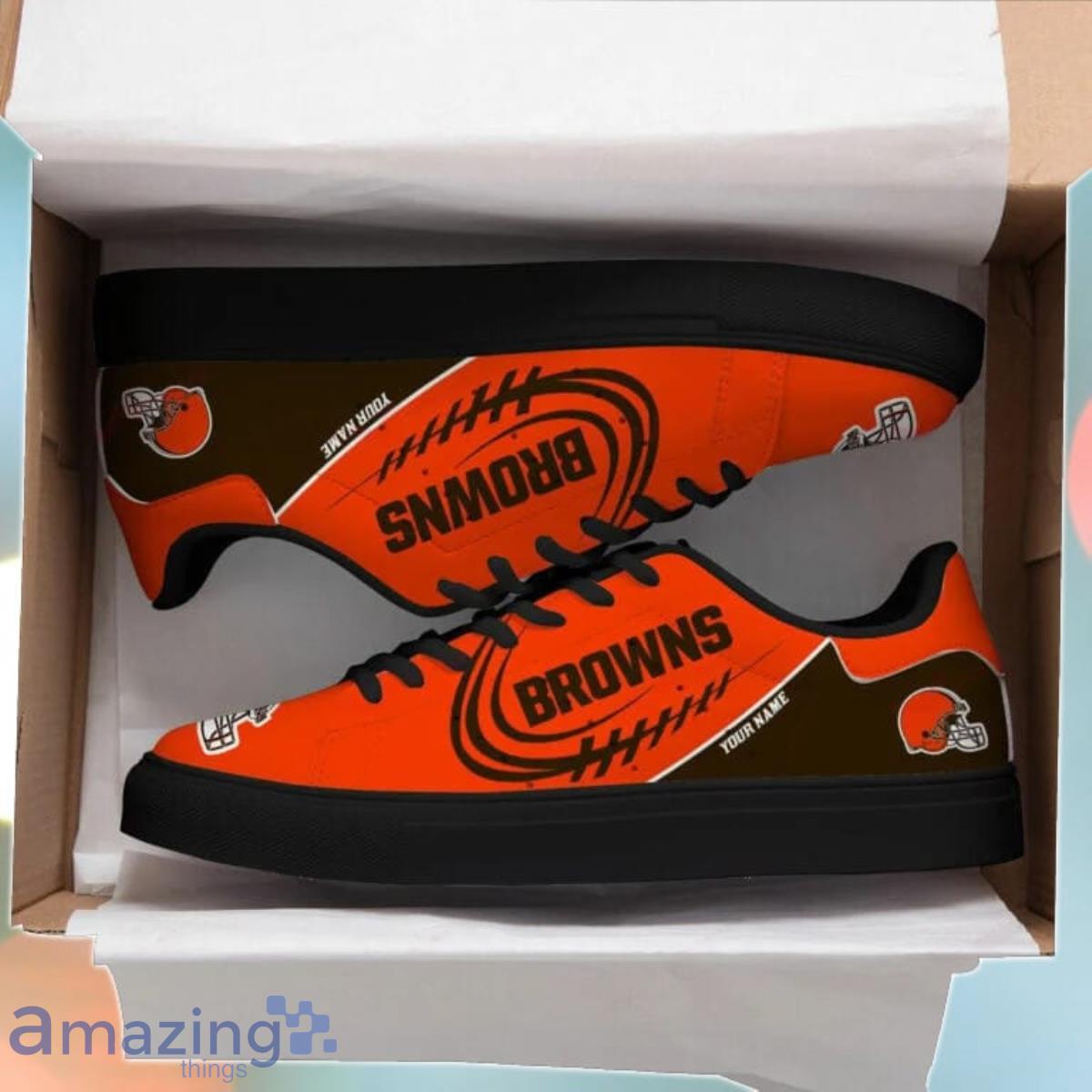 Cleveland Browns Personalized Stan Smith Sneakers Best Gift For Fans