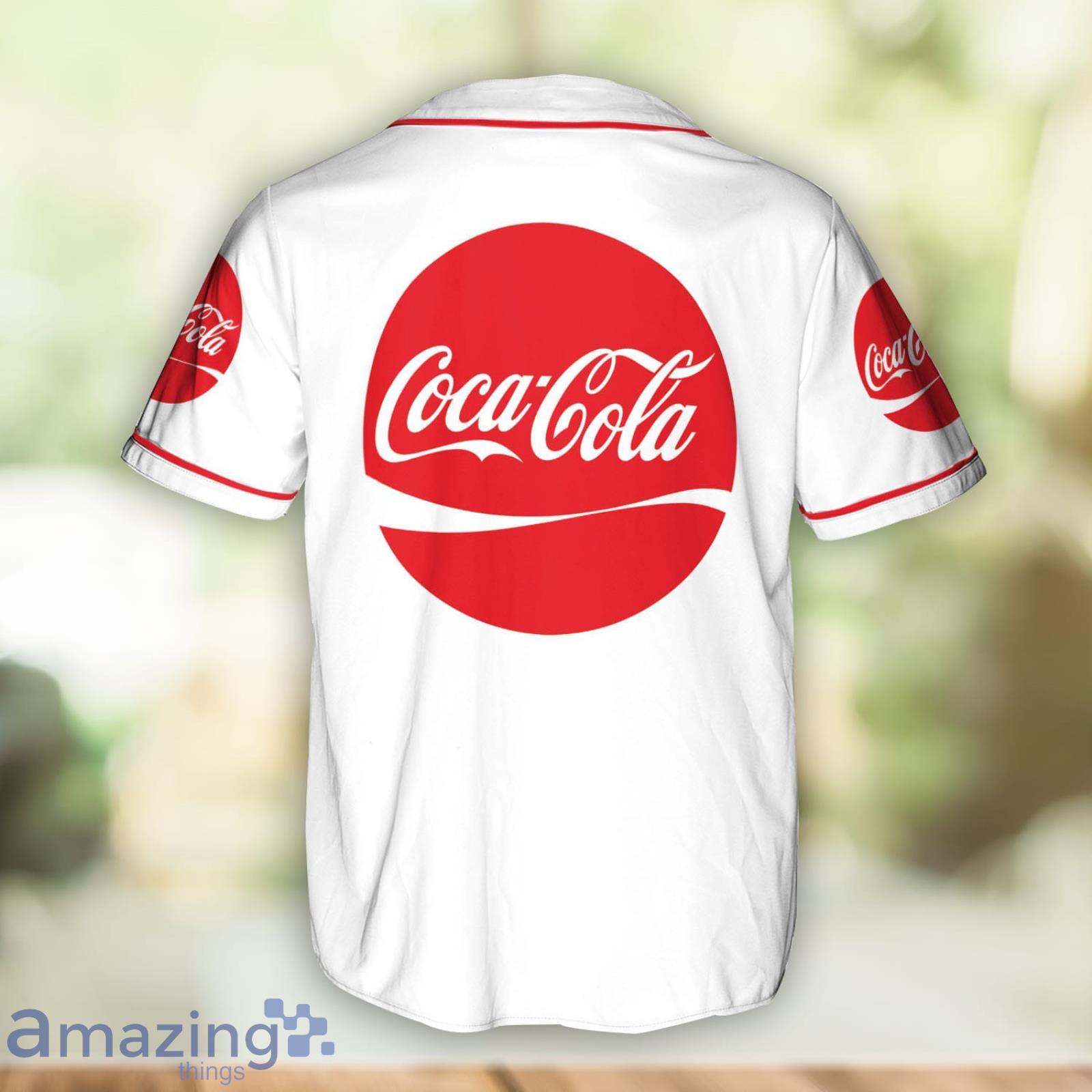 Coca Cola Baseball Jersey Shirt Men And Women Sport Gift image Coca Cola Baseball Jersey Shirt Men And Women Sport Gift Product Photo 2