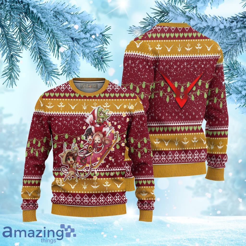 Code Geass Chibi Characters Ugly Christmas Sweater 3D Gift For Big Fans Product Photo 1