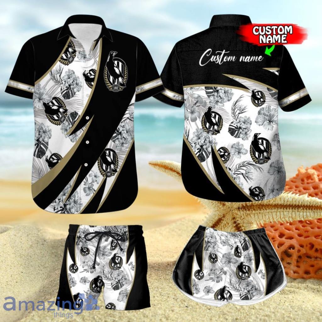 Collingwood Magpies 3D Personalized Hawaiian Shirt And Shorts Gift For Men And Women Product Photo 1