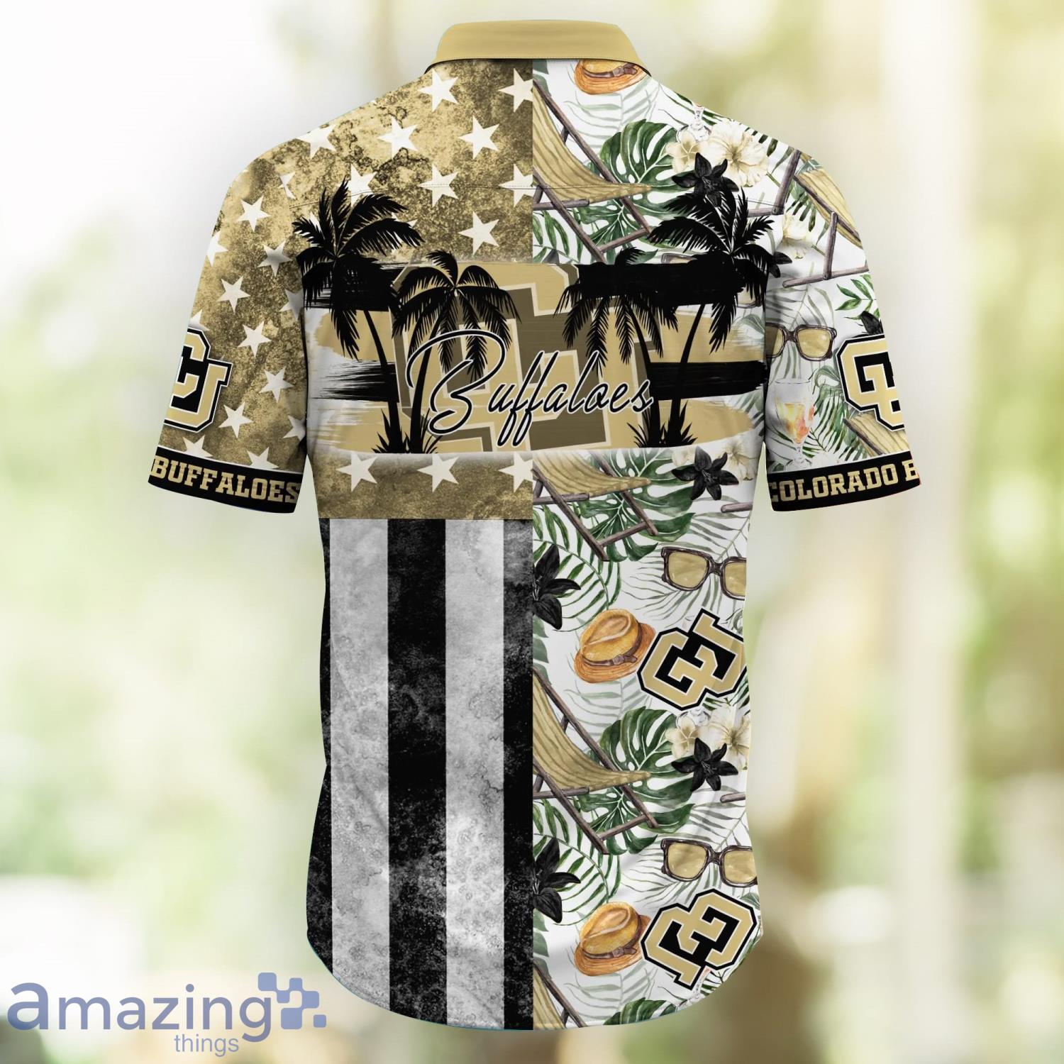 NCAA Colorado Buffaloes Flower Cheap Hawaiian Shirt 3D Shirt