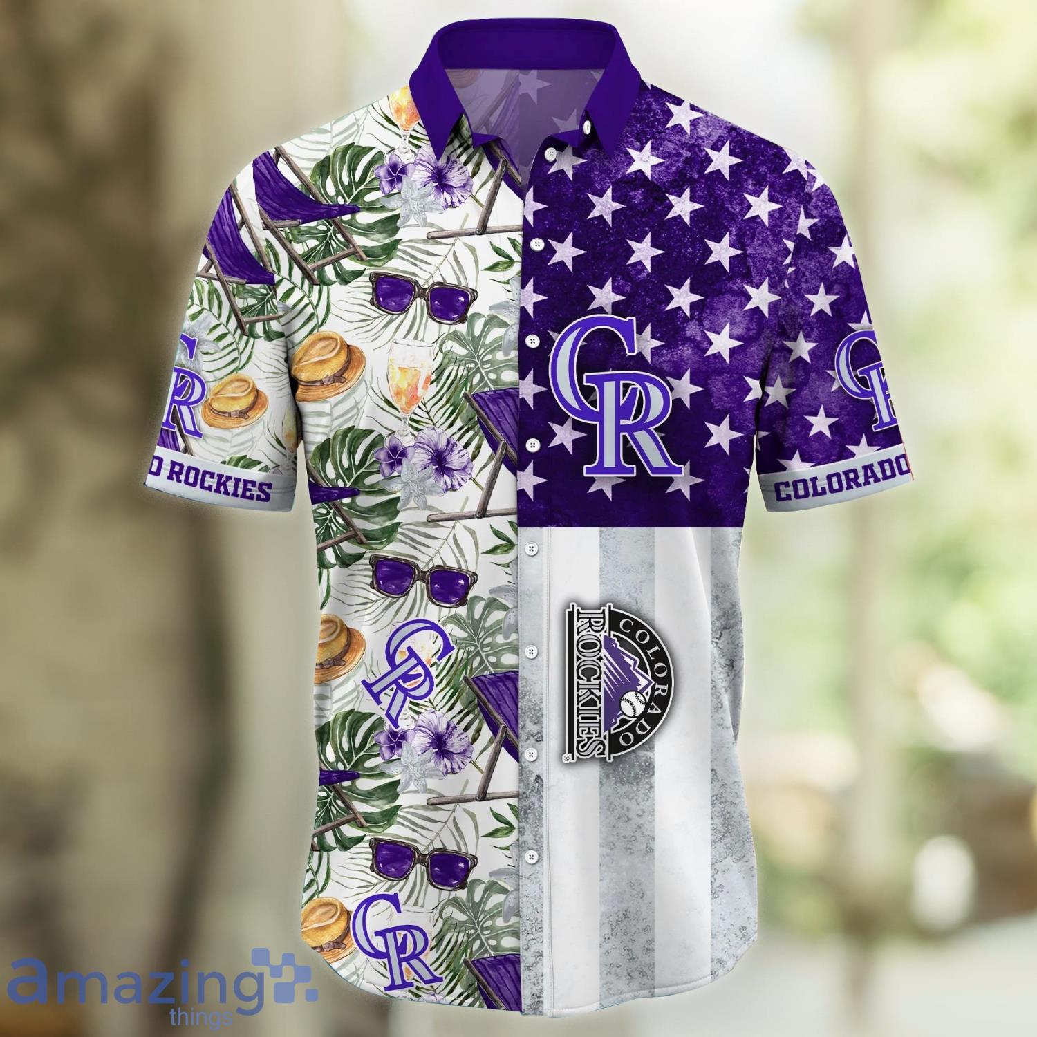 Colorado Rockies MLB Flower Hawaiian Shirt Unique Gift For Men And