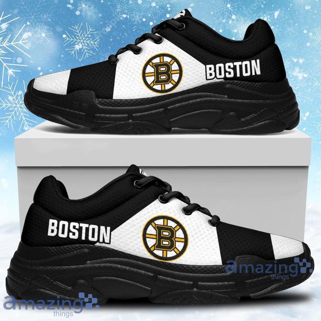 Colorful Logo Boston Bruins Chunky Sneakers Shoes Gift For Men And Women Product Photo 1