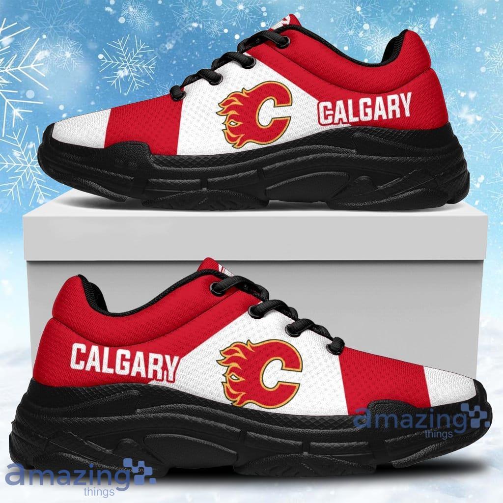 Colorful Logo Calgary Flames Chunky Sneakers Shoes Gift For Men And Women Product Photo 1