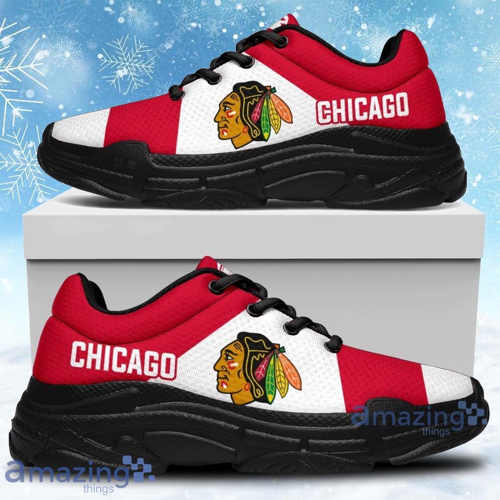 Colorful Logo Chicago Blackhawks Chunky Sneakers Shoes Gift For Men And Women Product Photo 1