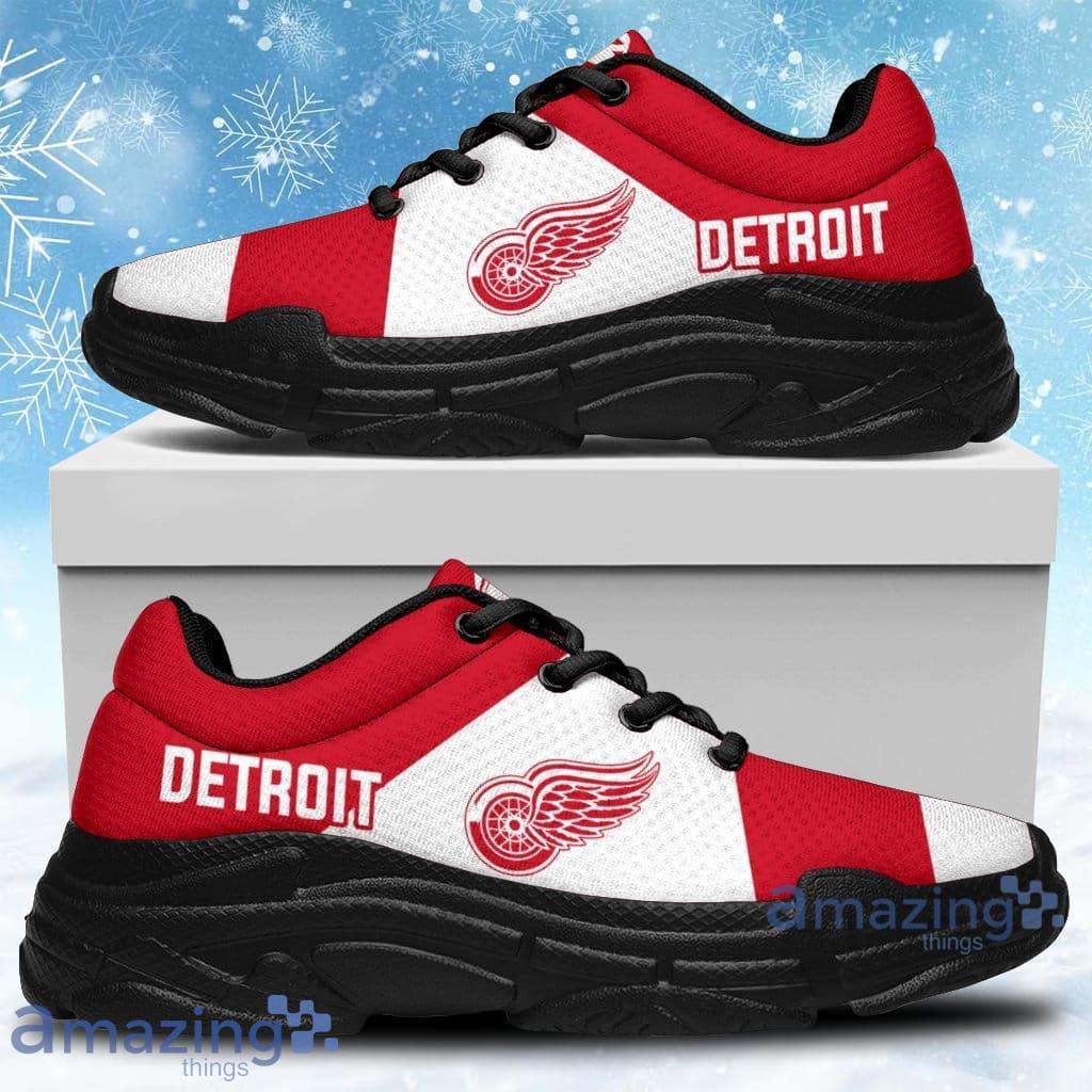 Colorful Logo Detroit Red Wings Chunky Sneakers Shoes Gift For Men And Women Product Photo 1