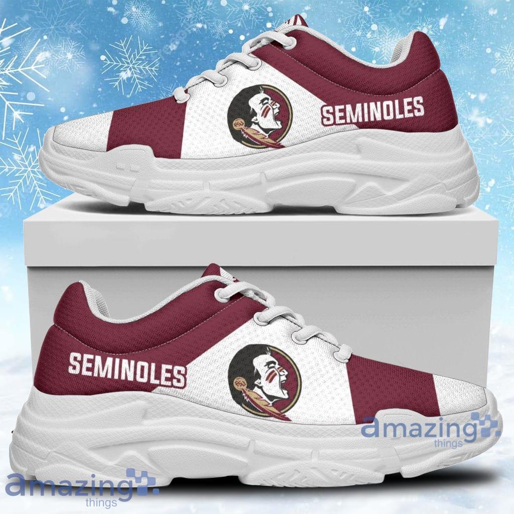 Colorful Logo Florida State Seminoles Chunky Sneakers Shoes Gift For Men And Women image Colorful Logo Florida State Seminoles Chunky Sneakers Shoes Gift For Men And Women Product Photo 2