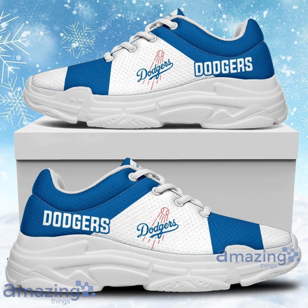 Colorful Logo Los Angeles Dodgers Chunky Sneakers Shoes Gift For Men And Women image Colorful Logo Los Angeles Dodgers Chunky Sneakers Shoes Gift For Men And Women Product Photo 2