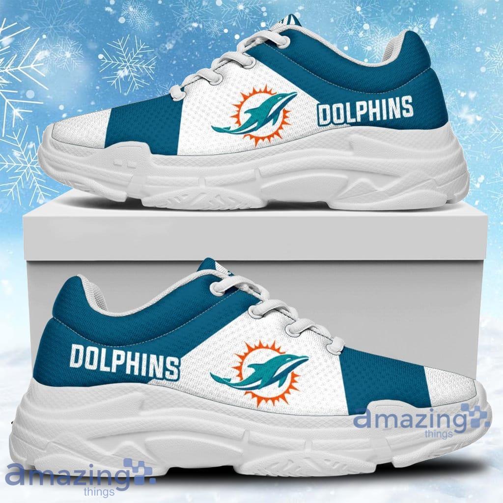 Colorful Logo Miami Dolphins Chunky Sneakers Shoes Gift For Men And Women