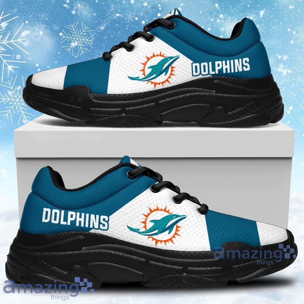 Miami Dolphins Chunky Sneakers Shoes Gift For Men And Women