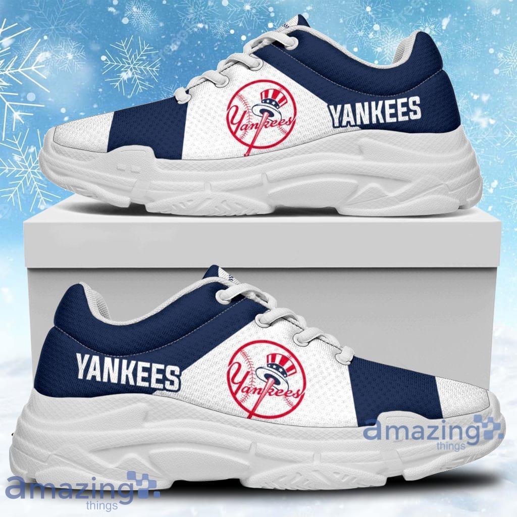 Colorful Logo New York Yankees Chunky Sneakers Shoes Gift For Men And Women image Colorful Logo New York Yankees Chunky Sneakers Shoes Gift For Men And Women Product Photo 2