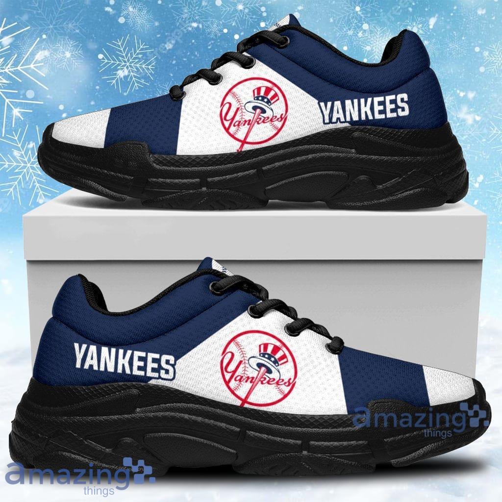 Colorful Logo New York Yankees Chunky Sneakers Shoes Gift For Men And Women Product Photo 1