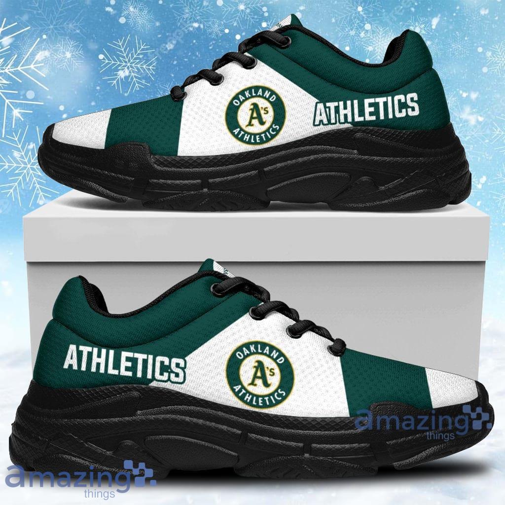 Colorful Logo Oakland Athletics Chunky Sneakers Shoes Gift For Men And Women Product Photo 1