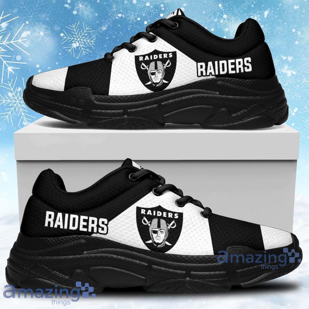 Colorful Logo Oakland Raiders Chunky Sneakers Shoes Gift For Men And Women Product Photo 1