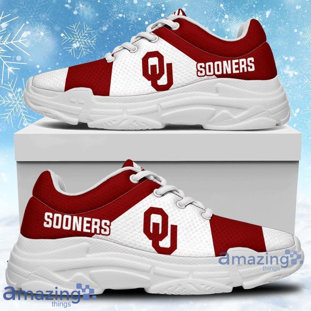 Colorful Logo Oklahoma Sooners Chunky Sneakers Shoes Gift For Men And Women image Colorful Logo Oklahoma Sooners Chunky Sneakers Shoes Gift For Men And Women Product Photo 2