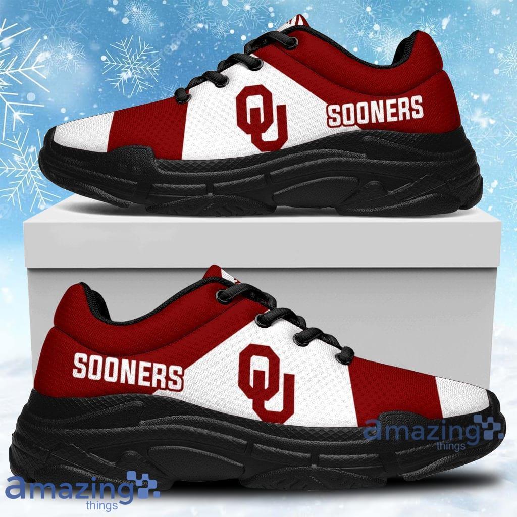 Colorful Logo Oklahoma Sooners Chunky Sneakers Shoes Gift For Men And Women Product Photo 1