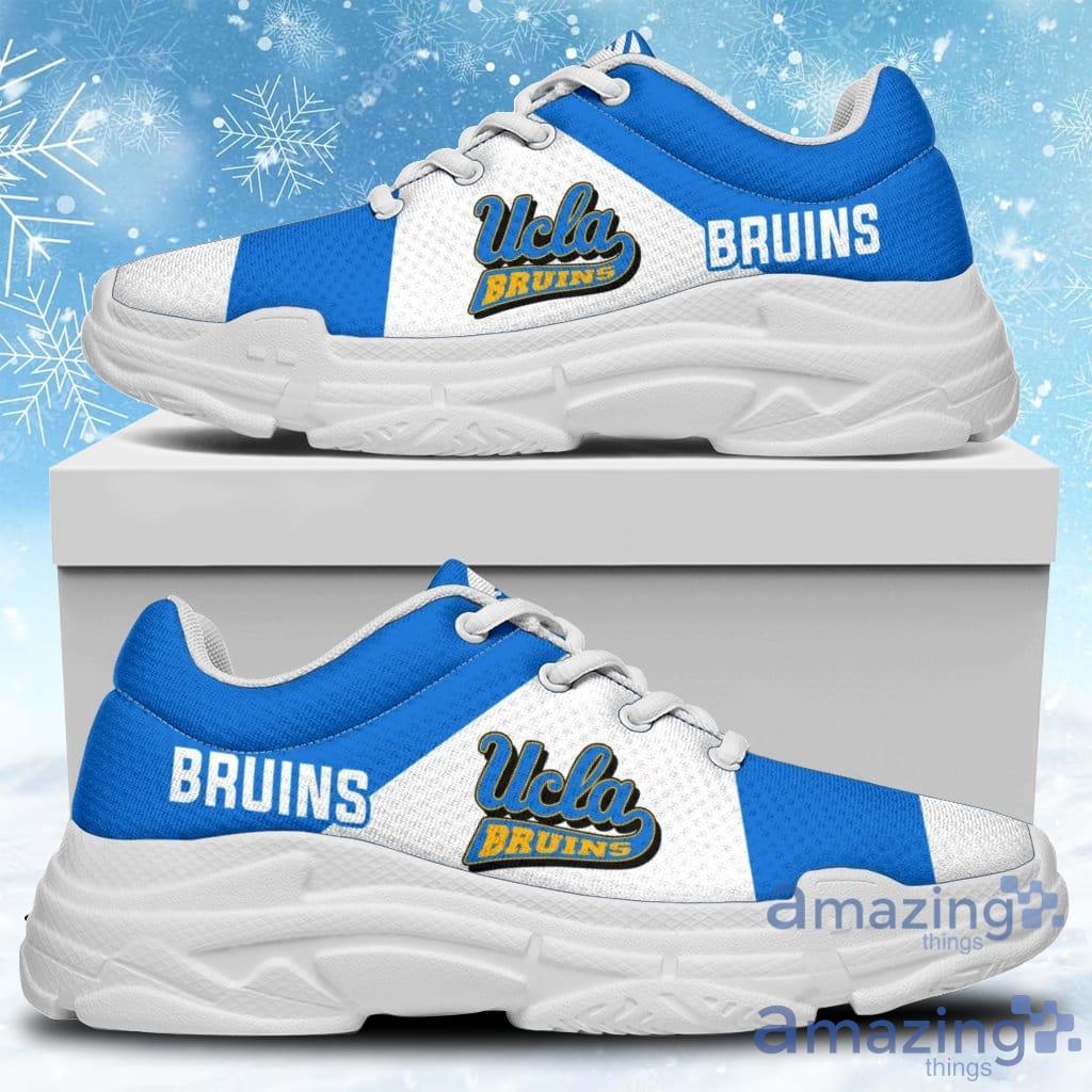 Colorful Logo UCLA Bruins Chunky Sneakers Shoes Gift For Men And Women image Colorful Logo UCLA Bruins Chunky Sneakers Shoes Gift For Men And Women Product Photo 2