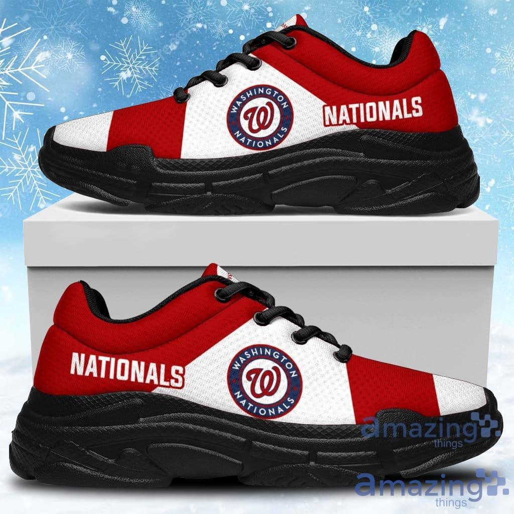 Colorful Logo Washington Nationals Chunky Sneakers Shoes Gift For Men And Women Product Photo 1