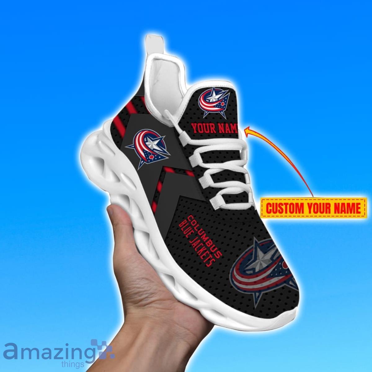 Columbus Blue Jackets Custom Name Air Jordan 4 Shoes Impressive Gift For  Men Women