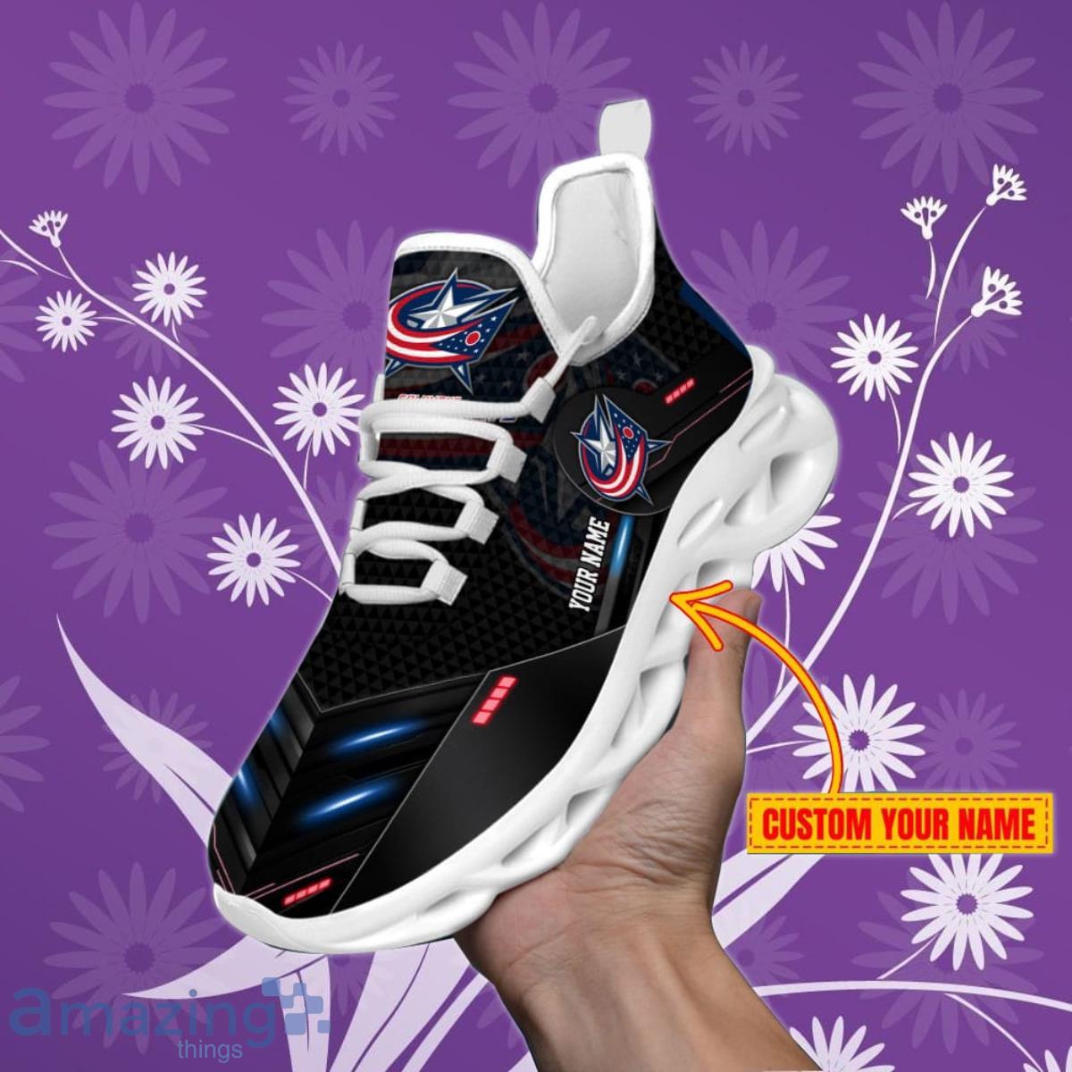 Columbus Blue Jackets Custom Name Air Jordan 4 Shoes Impressive Gift For  Men Women