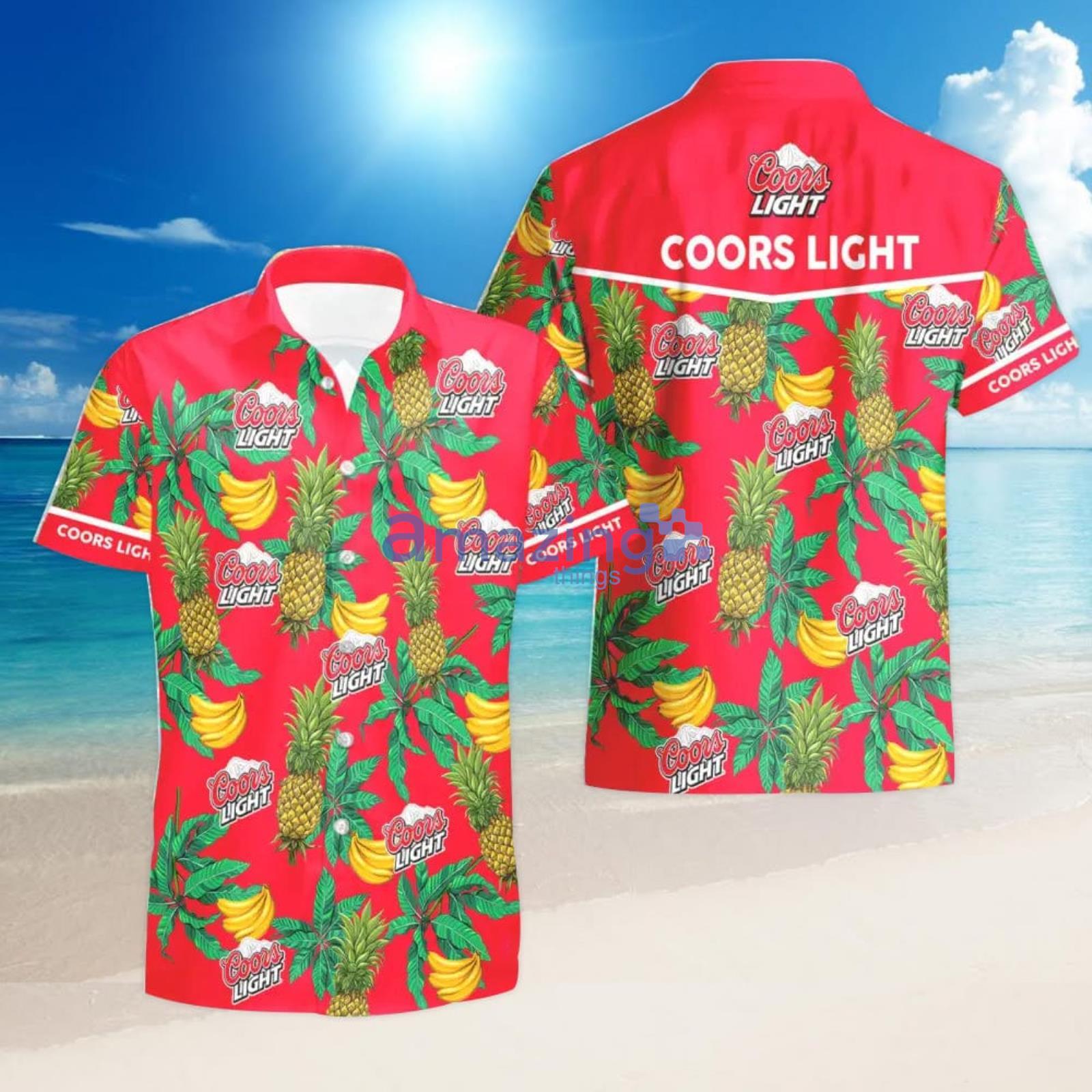 Coor Light Beer Funny Hawaiian Shirt And Short - Banantees