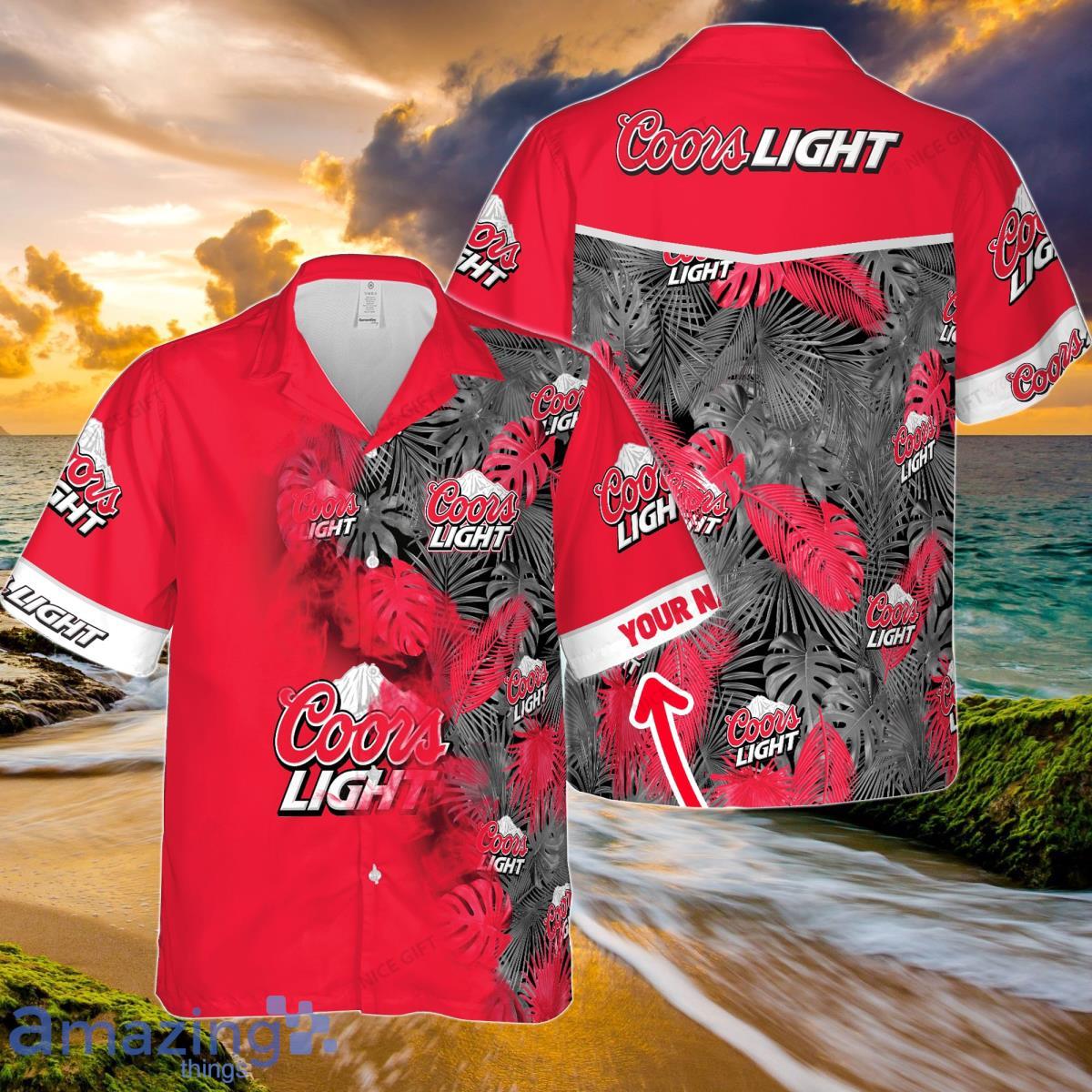 Coors Light Custom Name Hawaiian Shirt Great Gifts For Men And Women Product Photo 1