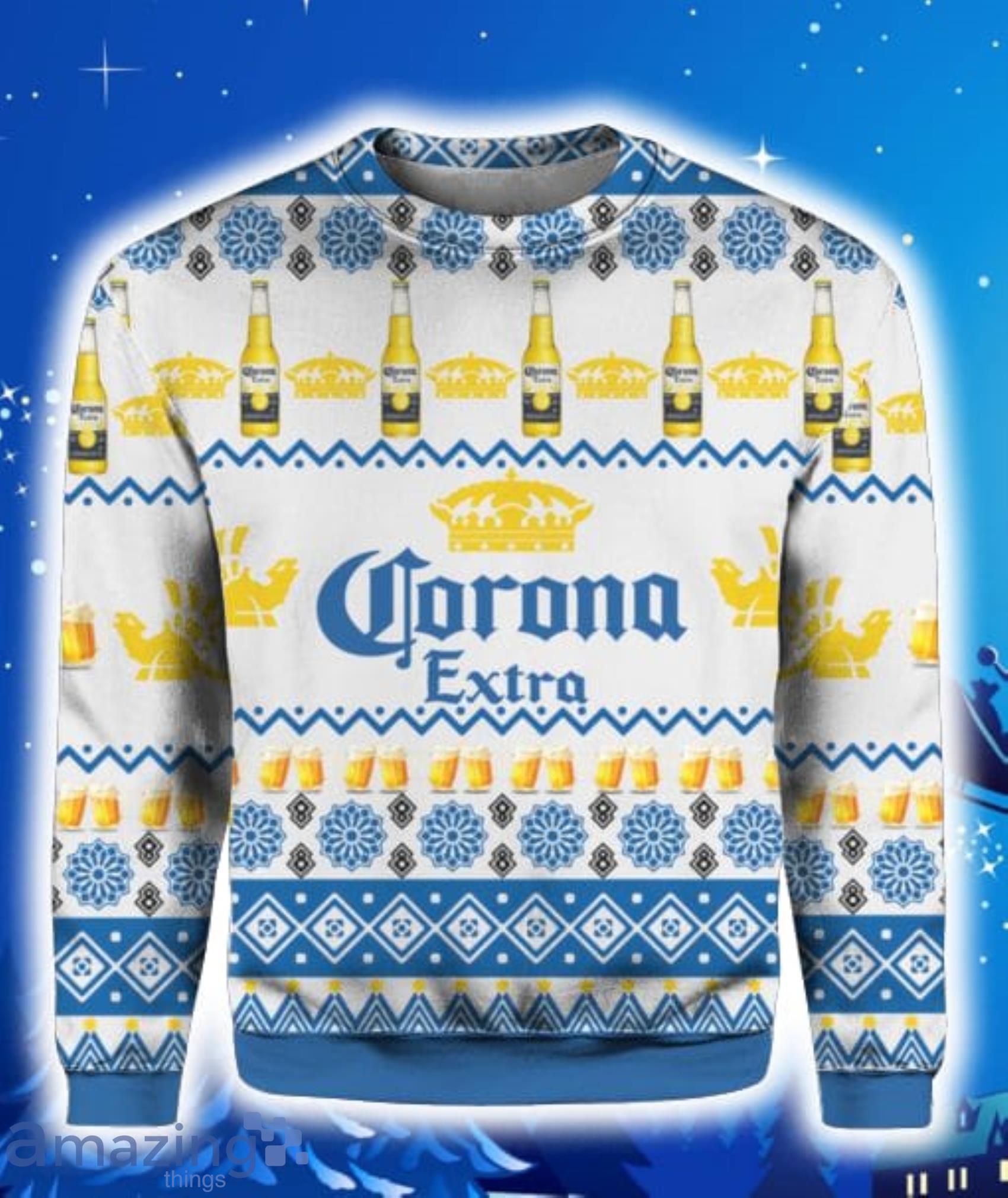 Corona Extra Beer Bottles All Over Print 3D Hoodie, T-Shirt, Christmas Sweater Product Photo 1 Corona Extra Beer Bottles All Over Print 3D Hoodie, T-Shirt, Christmas Sweater Product Photo 1