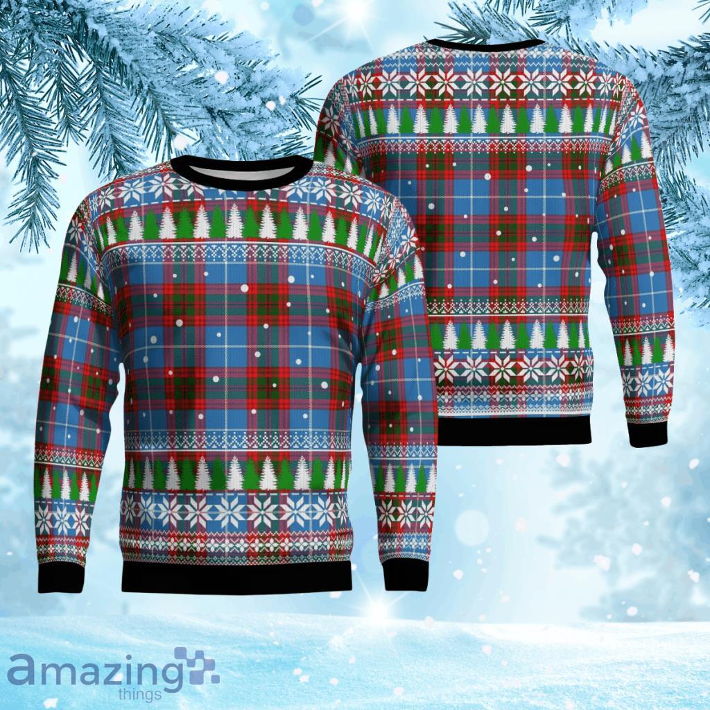 Crichton District Tartan Christmas Ugly Sweater 3D Gift For Men And Women Product Photo 1
