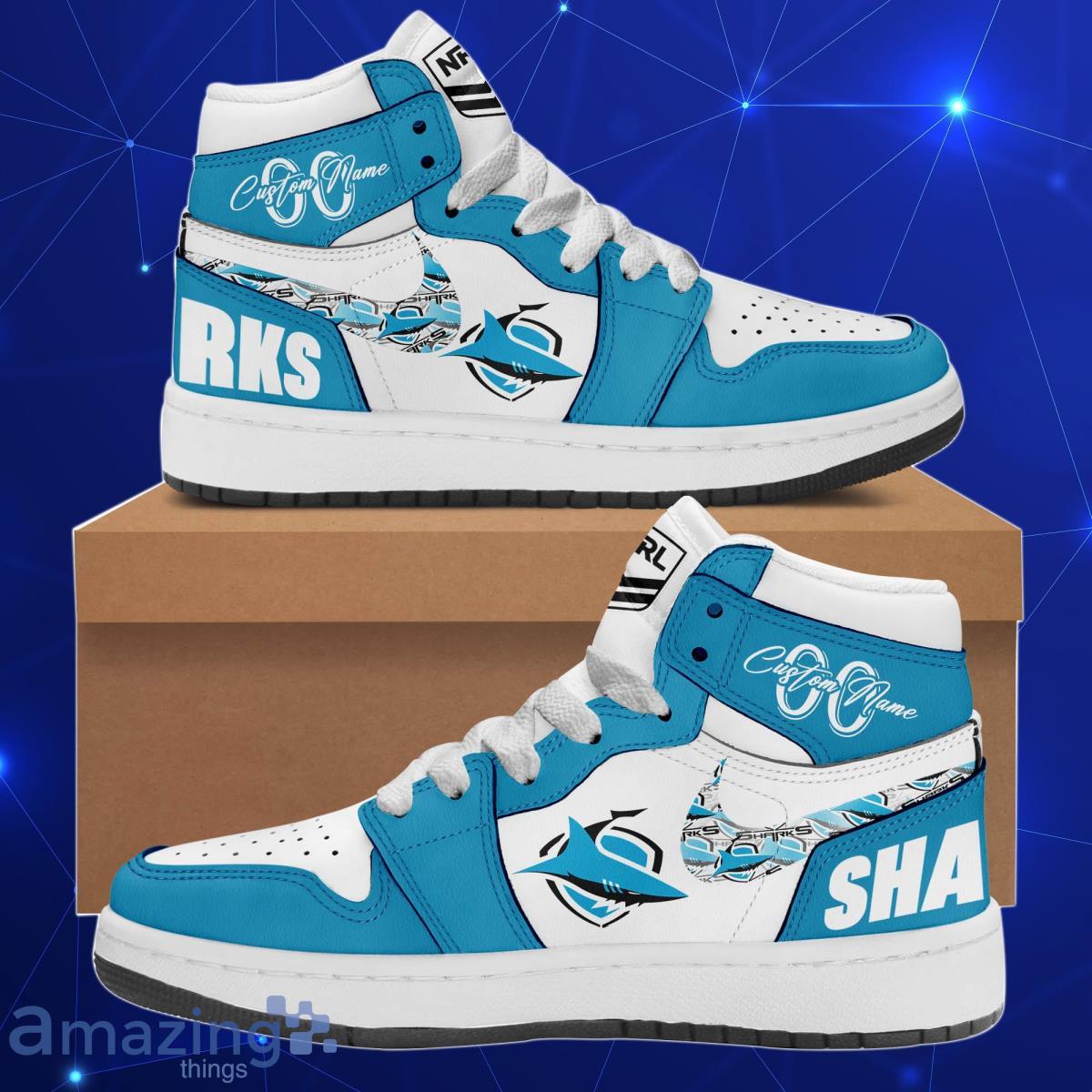 Cronulla-Sutherland Sharks NRL Air Jordan Hightop Best Gift For Men And Women Fans Product Photo 1