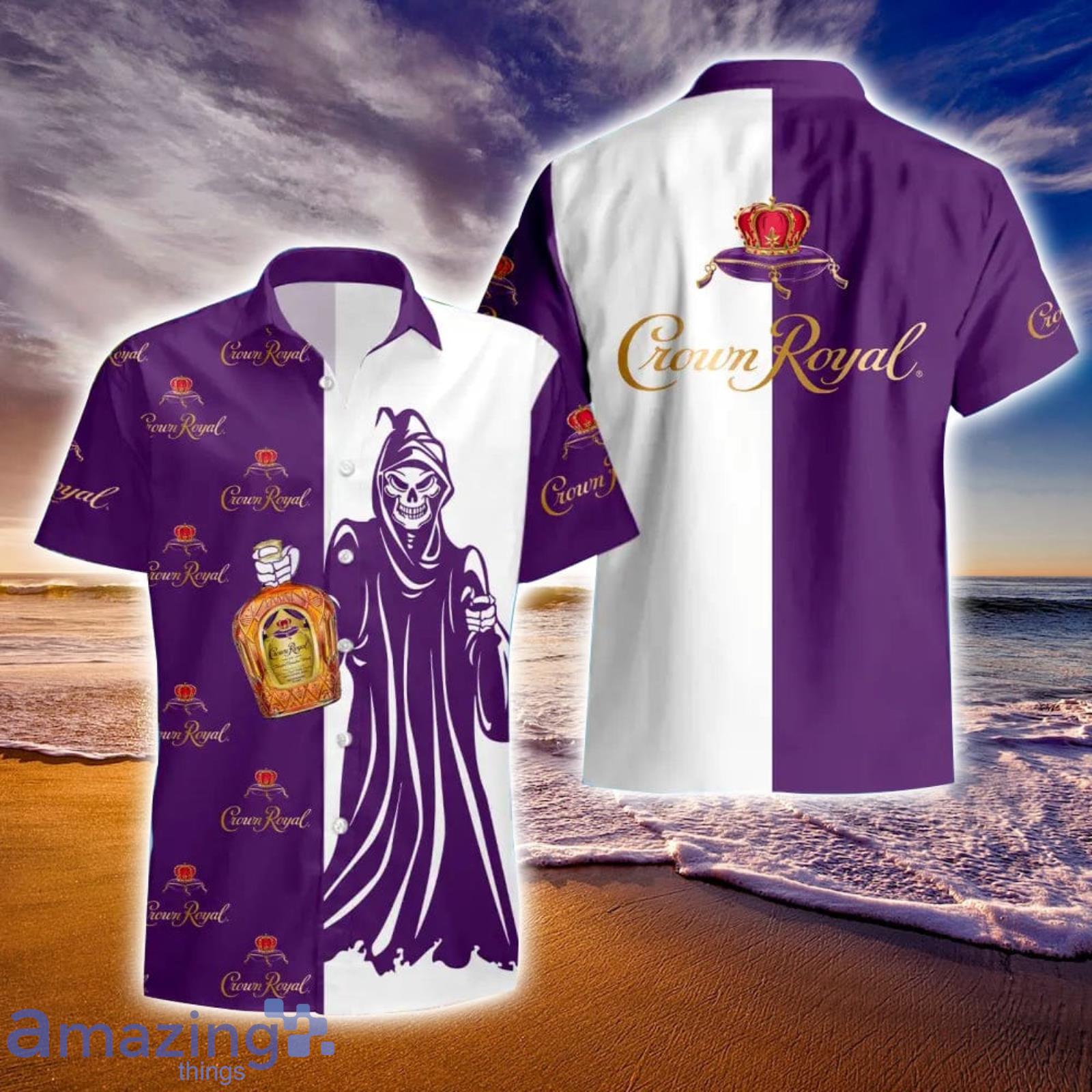Crow Roayal Death Halloween Men And Women Hawaiian Shirt And Shorts Halloween Gift Product Photo 1