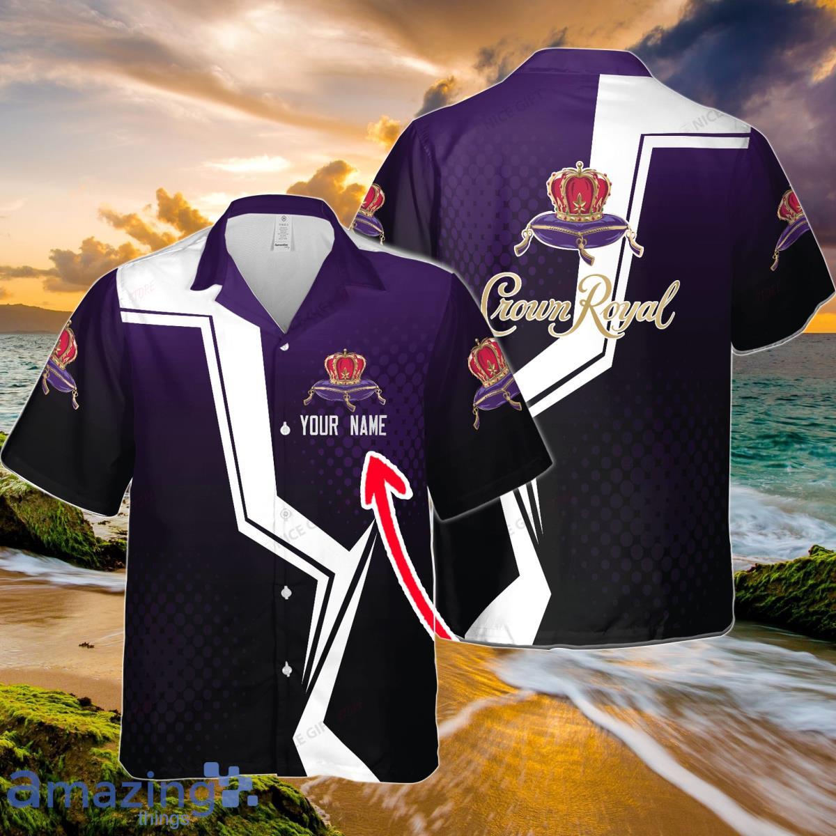 Crown Royal Custom Name Hawaiian Shirt Impressive Gift For Men And Women Product Photo 1