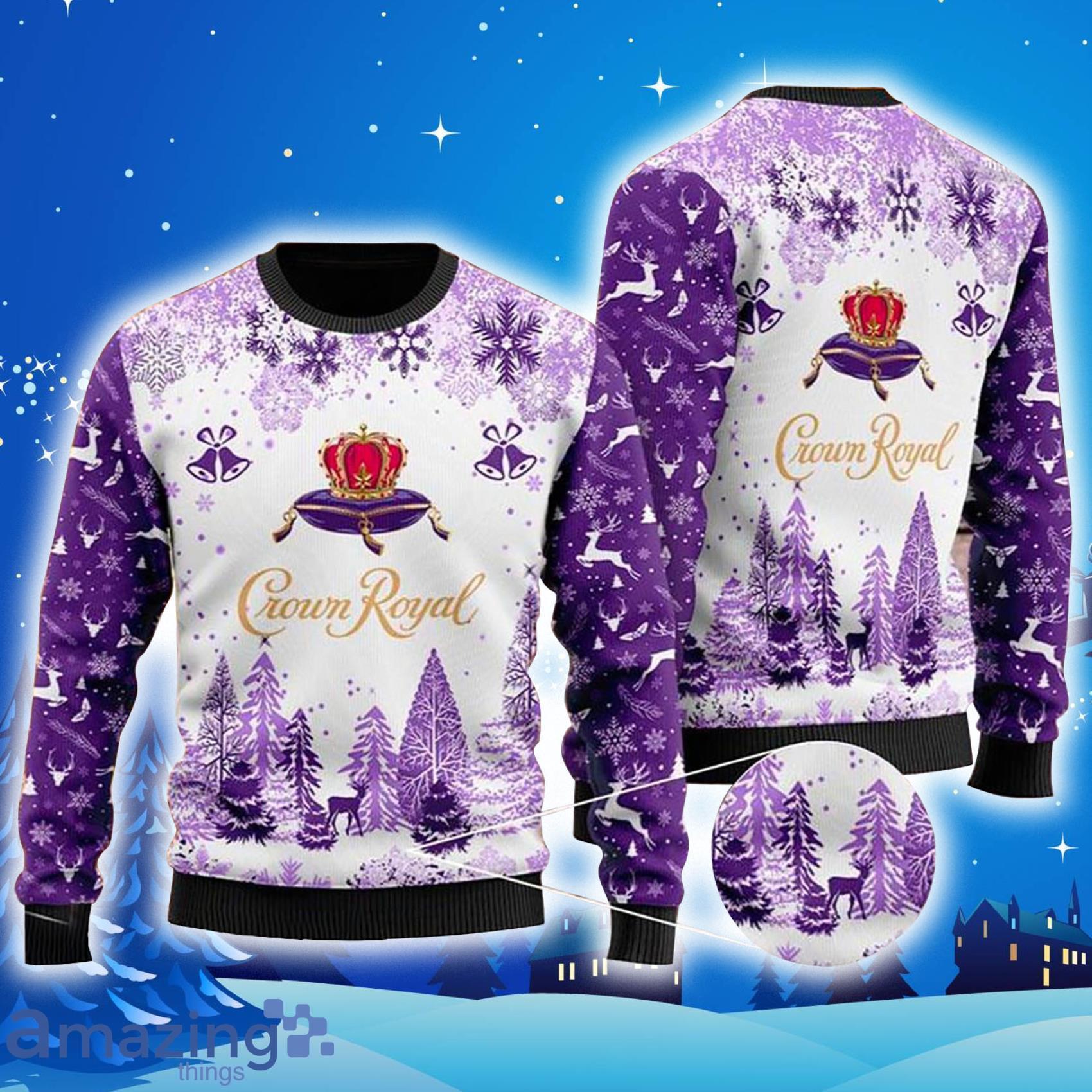 Crown Royal Winter Forest All Over Print Christmas Knitting Ugly Sweater Gift For Christmas Product Photo 1 Crown Royal Winter Forest All Over Print Christmas Knitting Ugly Sweater Gift For Christmas Product Photo 1