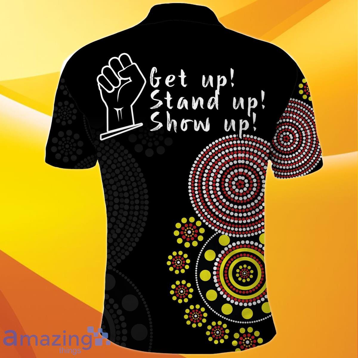 Custom NAIDOC Week 2023 Polo Shirt Version Aboriginal Dot GET UP Best Gift image Custom NAIDOC Week 2023 Polo Shirt Version Aboriginal Dot GET UP Best Gift Product Photo 2