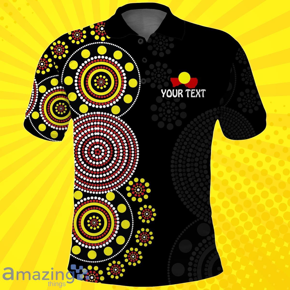 Custom NAIDOC Week 2023 Polo Shirt Version Aboriginal Dot GET UP Best Gift Product Photo 1 Custom NAIDOC Week 2023 Polo Shirt Version Aboriginal Dot GET UP Best Gift Product Photo 1