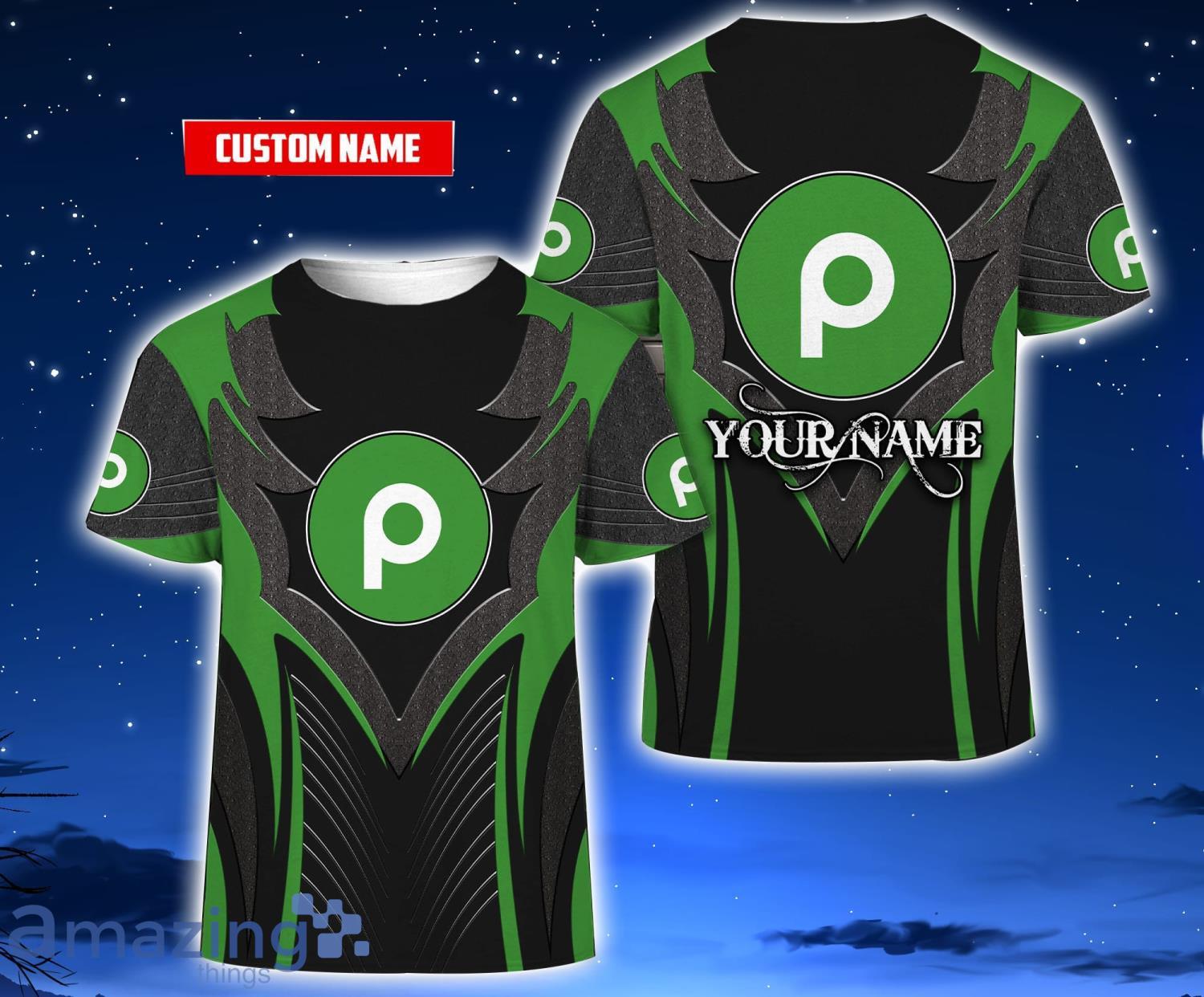 Custom Name 3D All Over Printed Publix 3D T-Shirt For Men And Women Product Photo 1