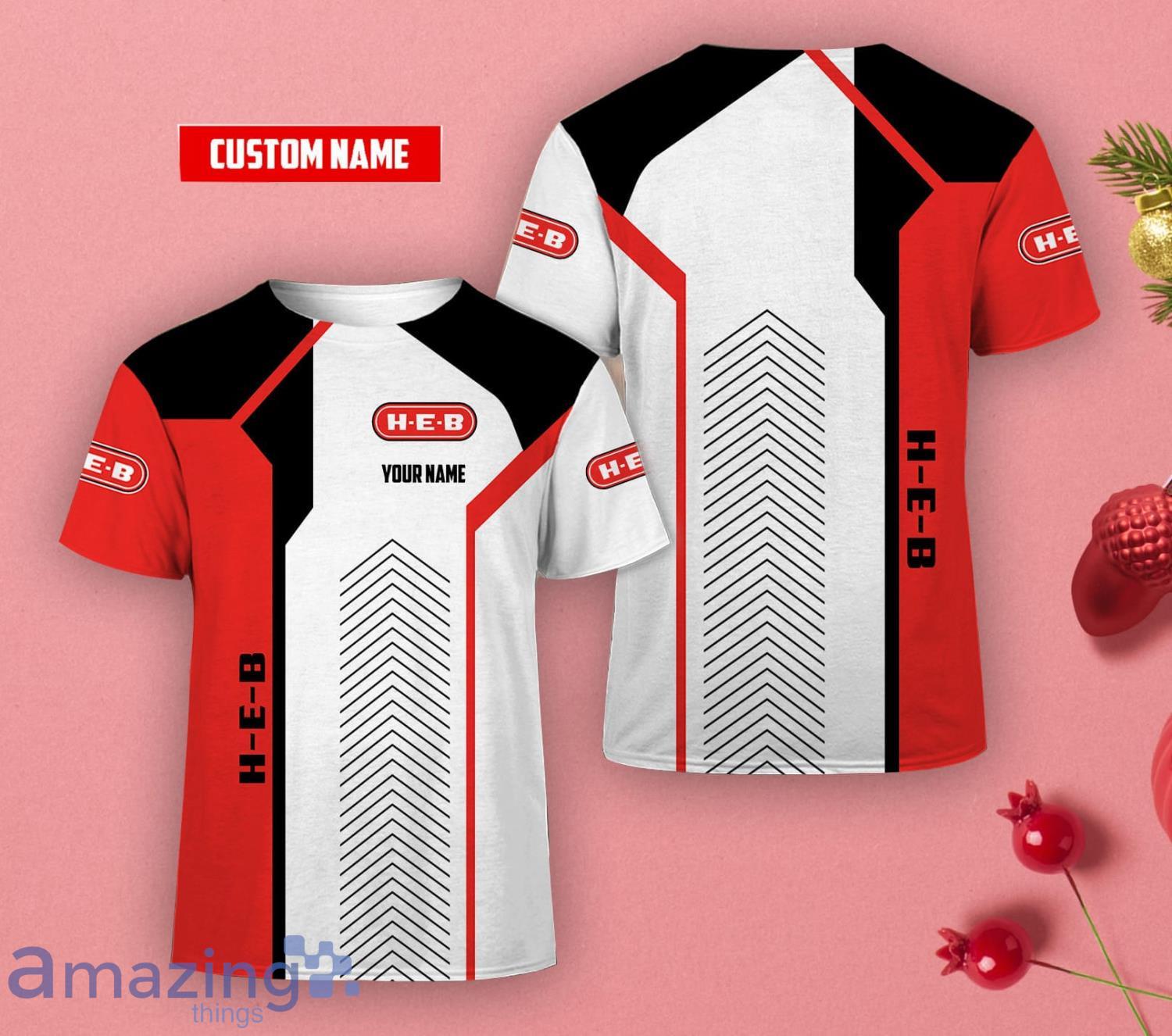 Custom Name H-E-B Lover 3D T-Shirt For Men And Women