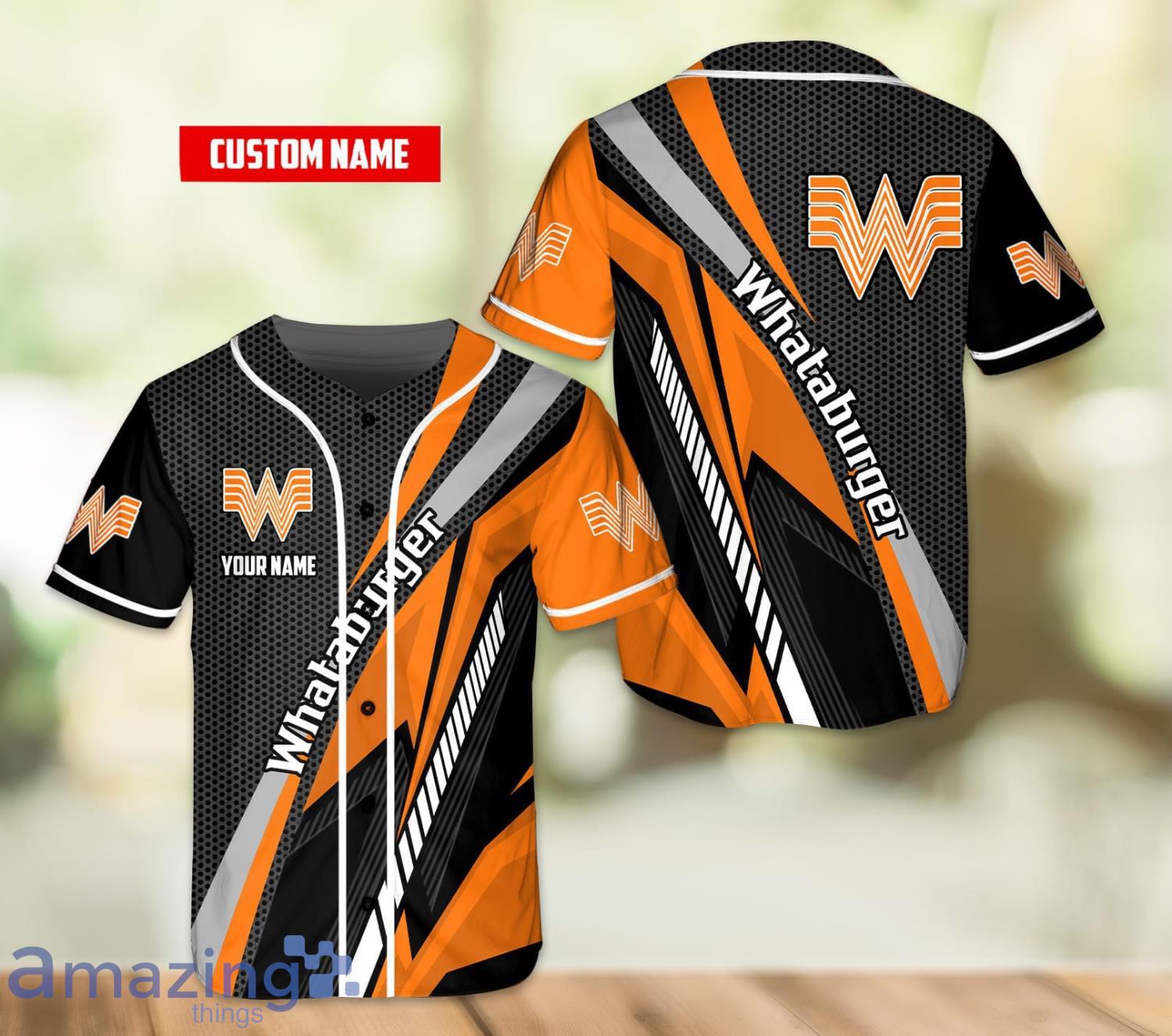 Custom Name Whataburger Men And Women Baseball Jersey Shirt