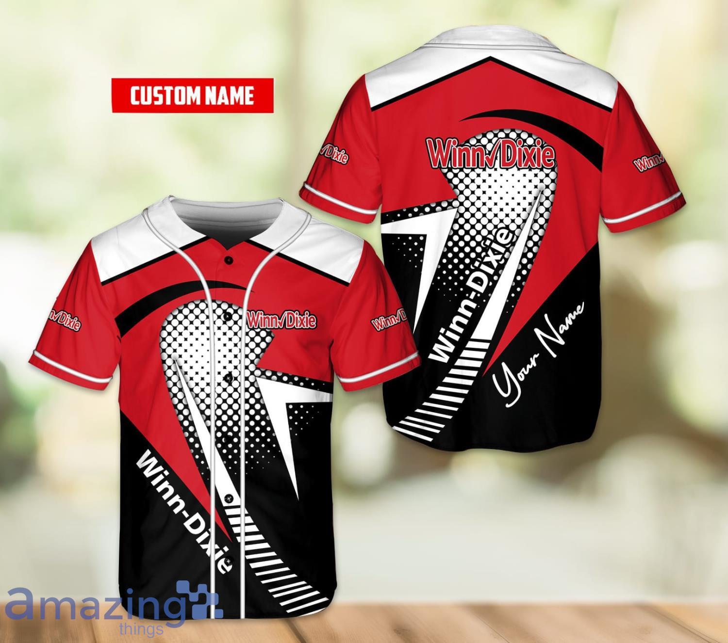 Custom Name Winn-Dixie Men And Women Baseball Jersey Shirt Product Photo 1