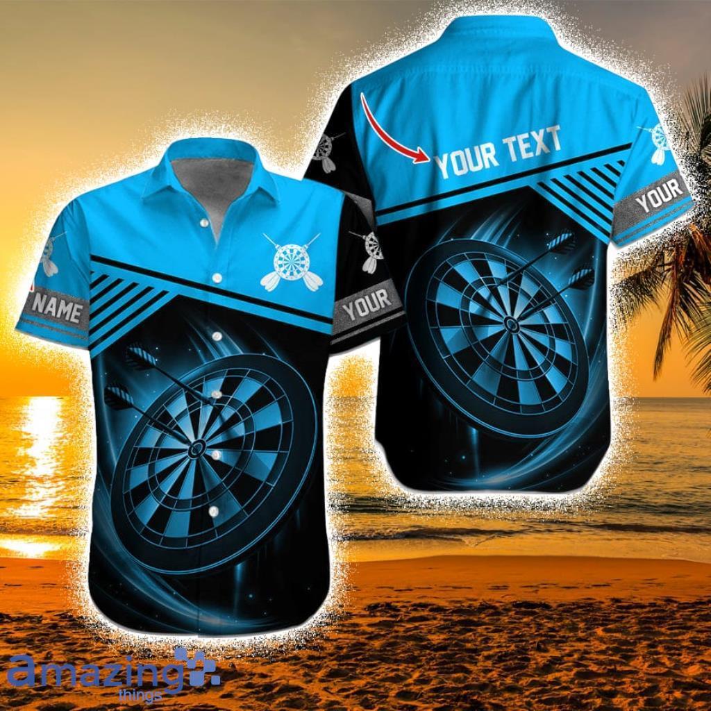 Customized Name And Text Darts Personalized Dartboard Hawaiian Shirts - Gift For Darts Lovers Product Photo 1 Customized Name And Text Darts Personalized Dartboard Hawaiian Shirts - Gift For Darts Lovers Product Photo 1