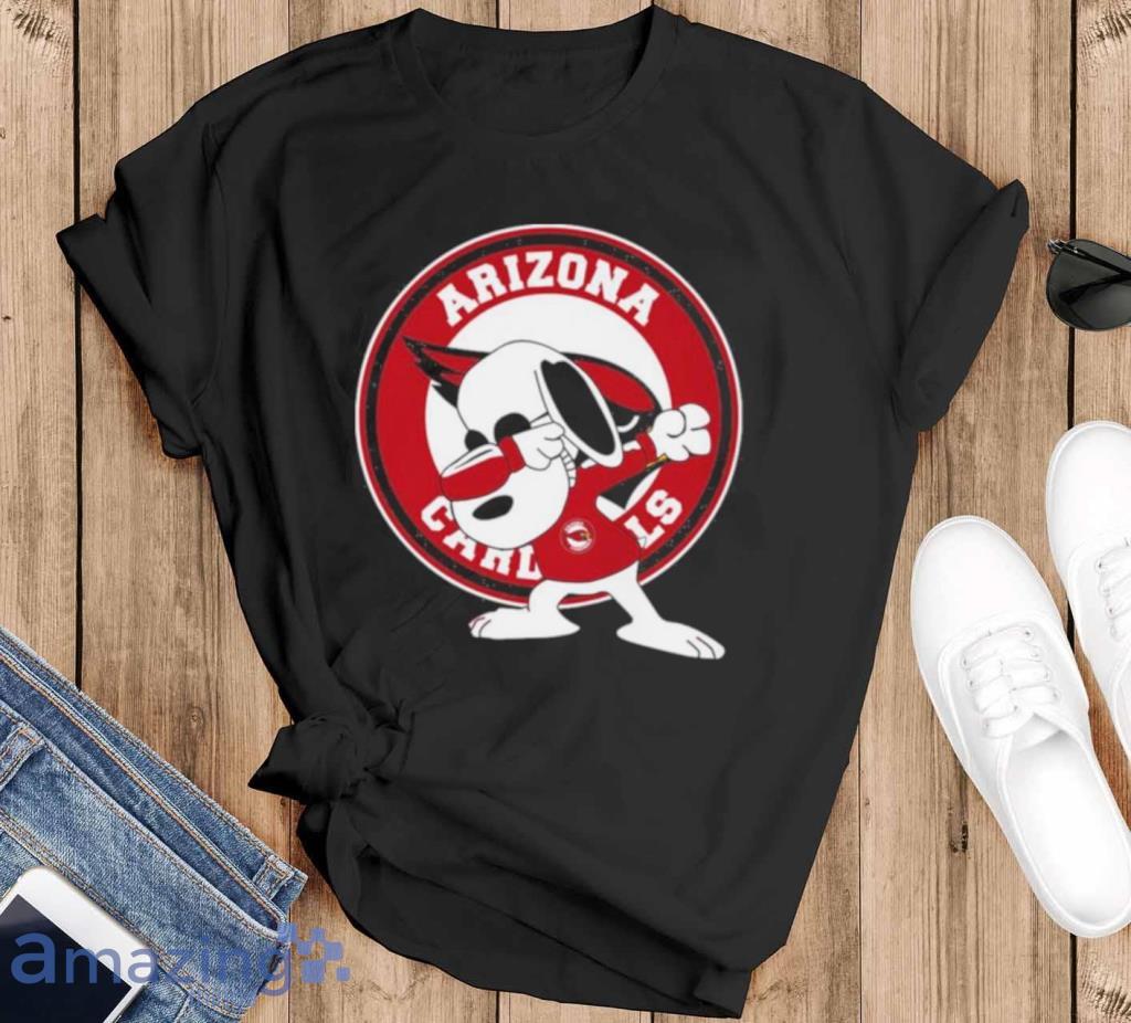 Dabbing Snoopy Arizona Cardinals Shirt Product Photo 1