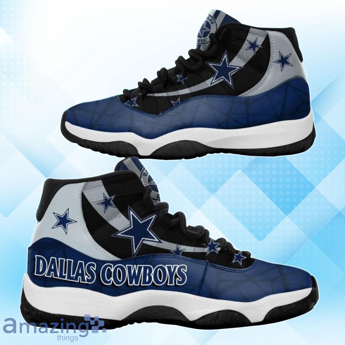 Dallas Cowboys Air Jordan 11 Sneakers Best Gift For Men And Women Fans Product Photo 1
