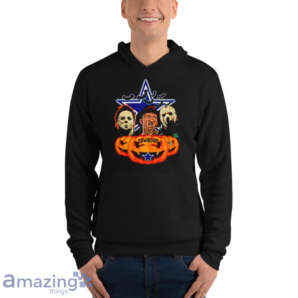 Dallas Cowboys Freddy Krueger Michael Myers Jason Voorhees Pumpkin Horror  Movie Halloween shirt - Trend T Shirt Store Online