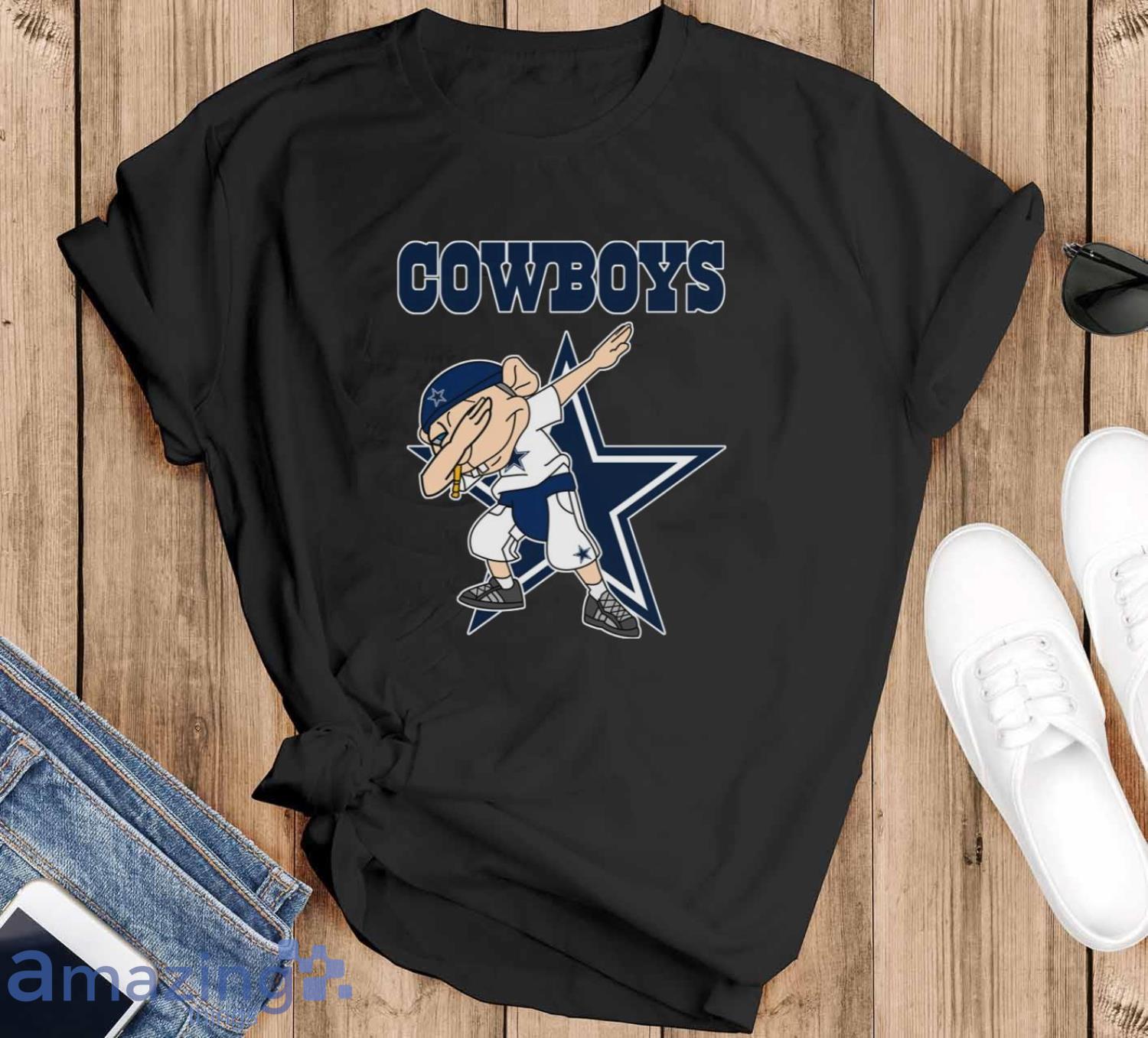 Dallas Cowboys NFL Football Jeffy Dabbing Sports T Shirt For Men And Women - Black T-Shirt