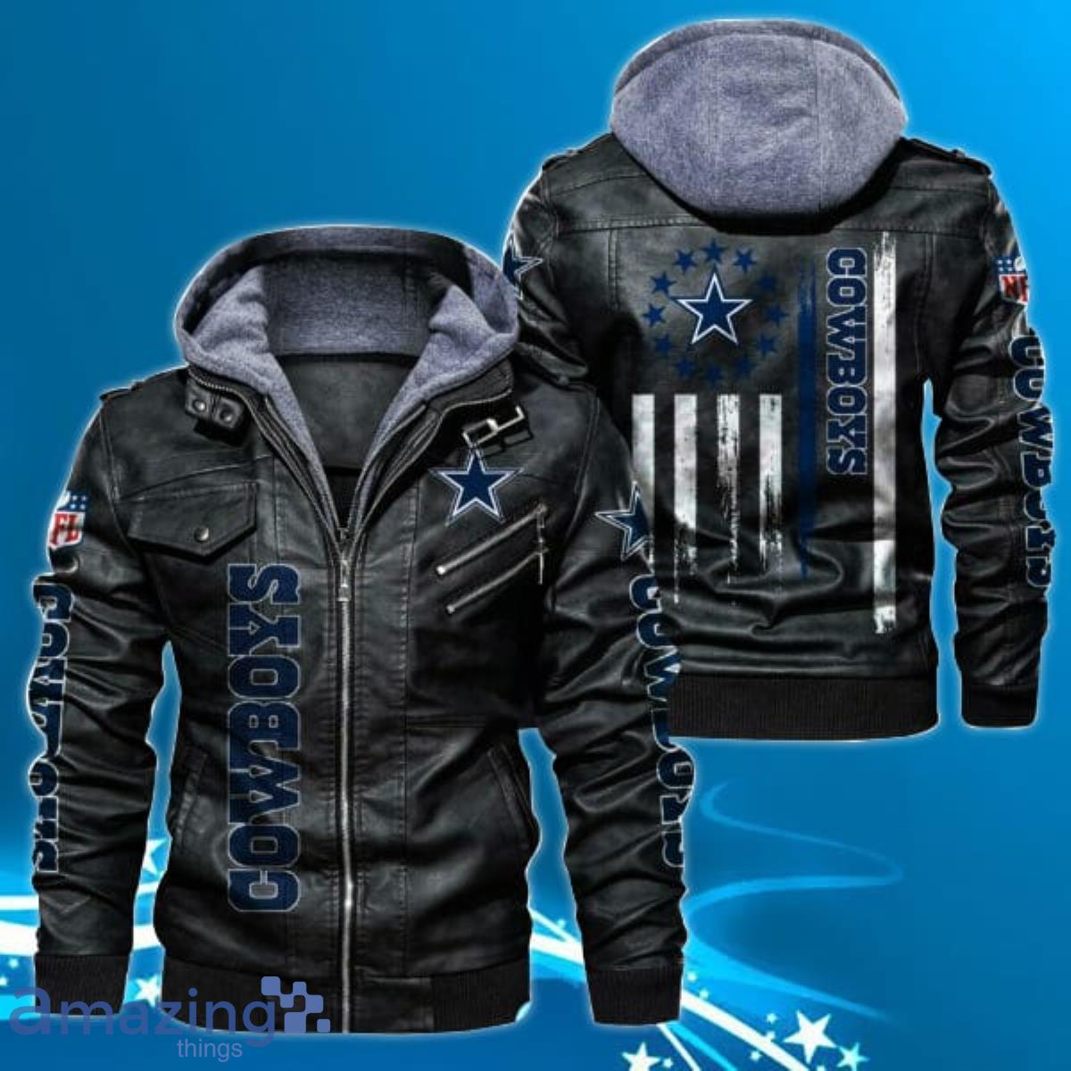 leather cowboys jacket